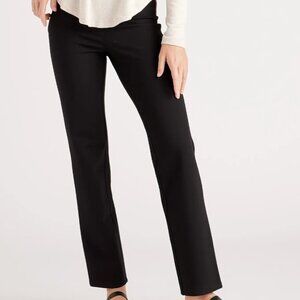 NWT Quince Ultra-Stretch Ponte Straight Leg Pants Petite